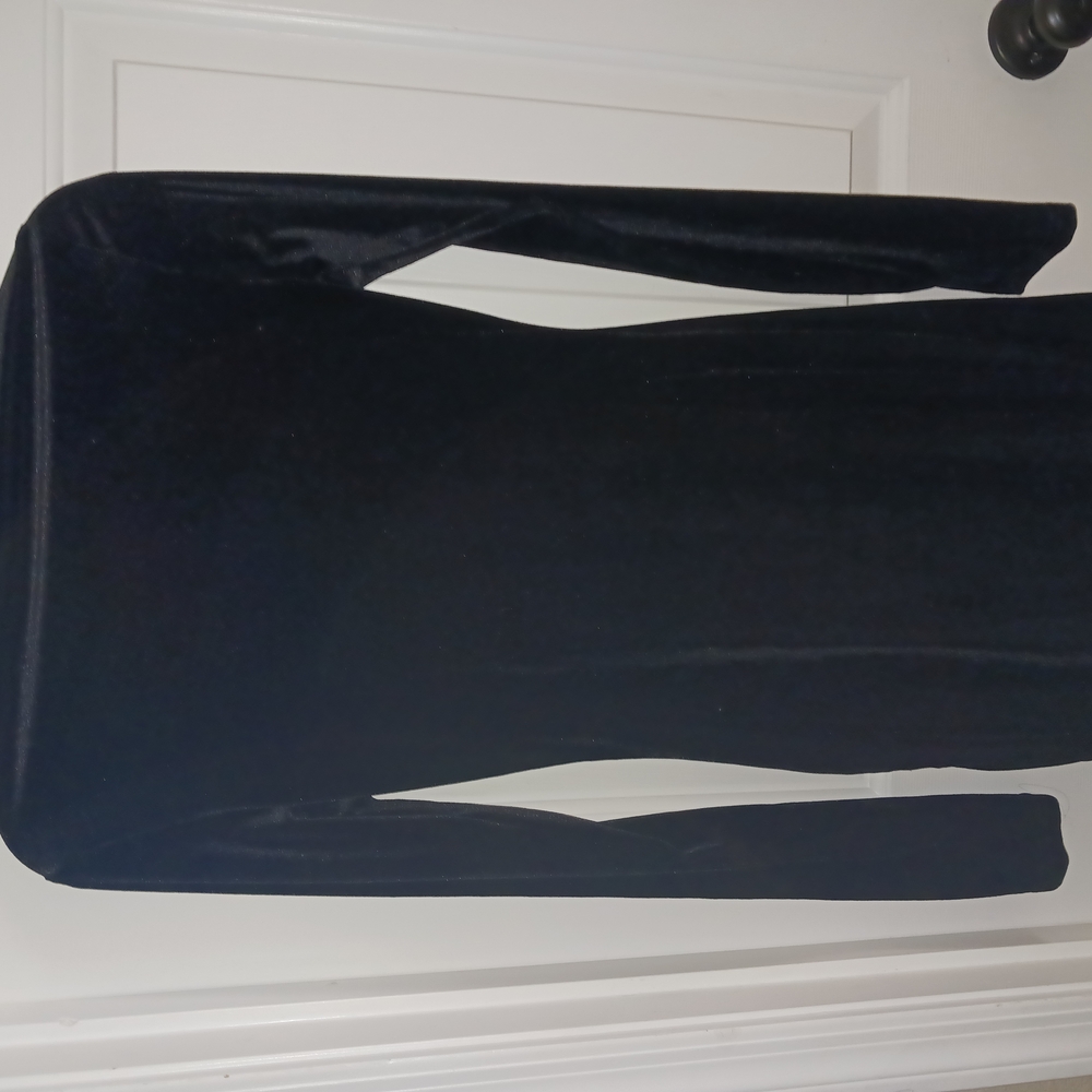 Sophisticated Black Velvet Gown